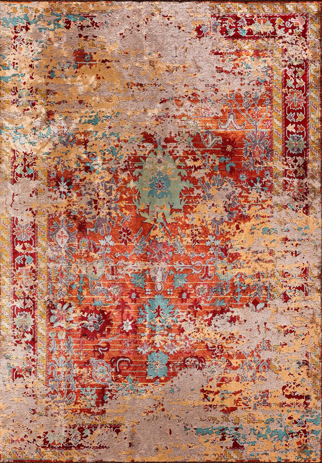 SPLENDOR ERA KEMİK - HARDAL - KIRMIZI - TURKUAZ HALI