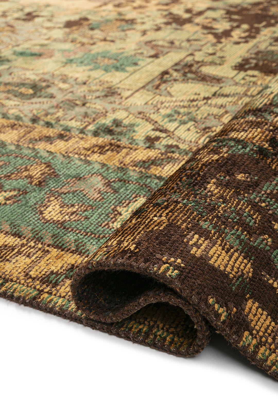 SPLENDOR ERA KOYU KAHVE - HARDAL - ORMAN YEŞİLİ - KAKAO HALI