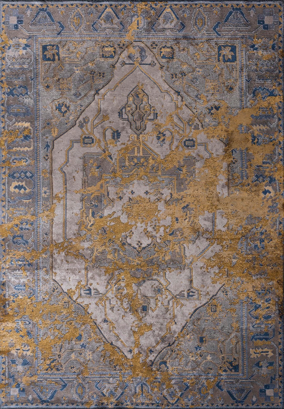 MONARCH ERA HARDAL - KOYU GRİ - AÇIK GRİ - LACİVERT HALI