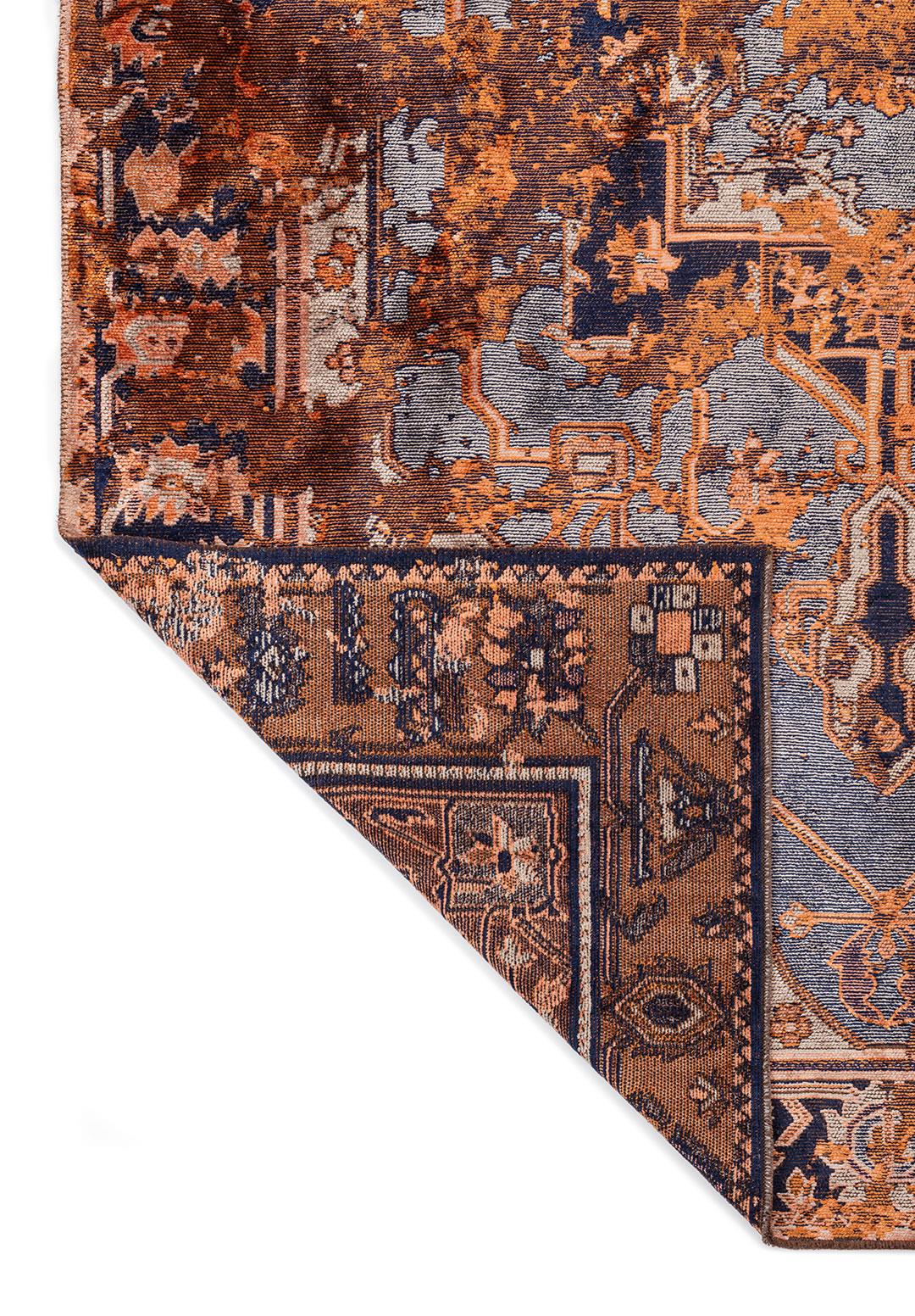 MONARCH ERA KİREMİT - KOYU LACİVERT - BUZ MAVİSİ - AÇIK MERCAN HALI