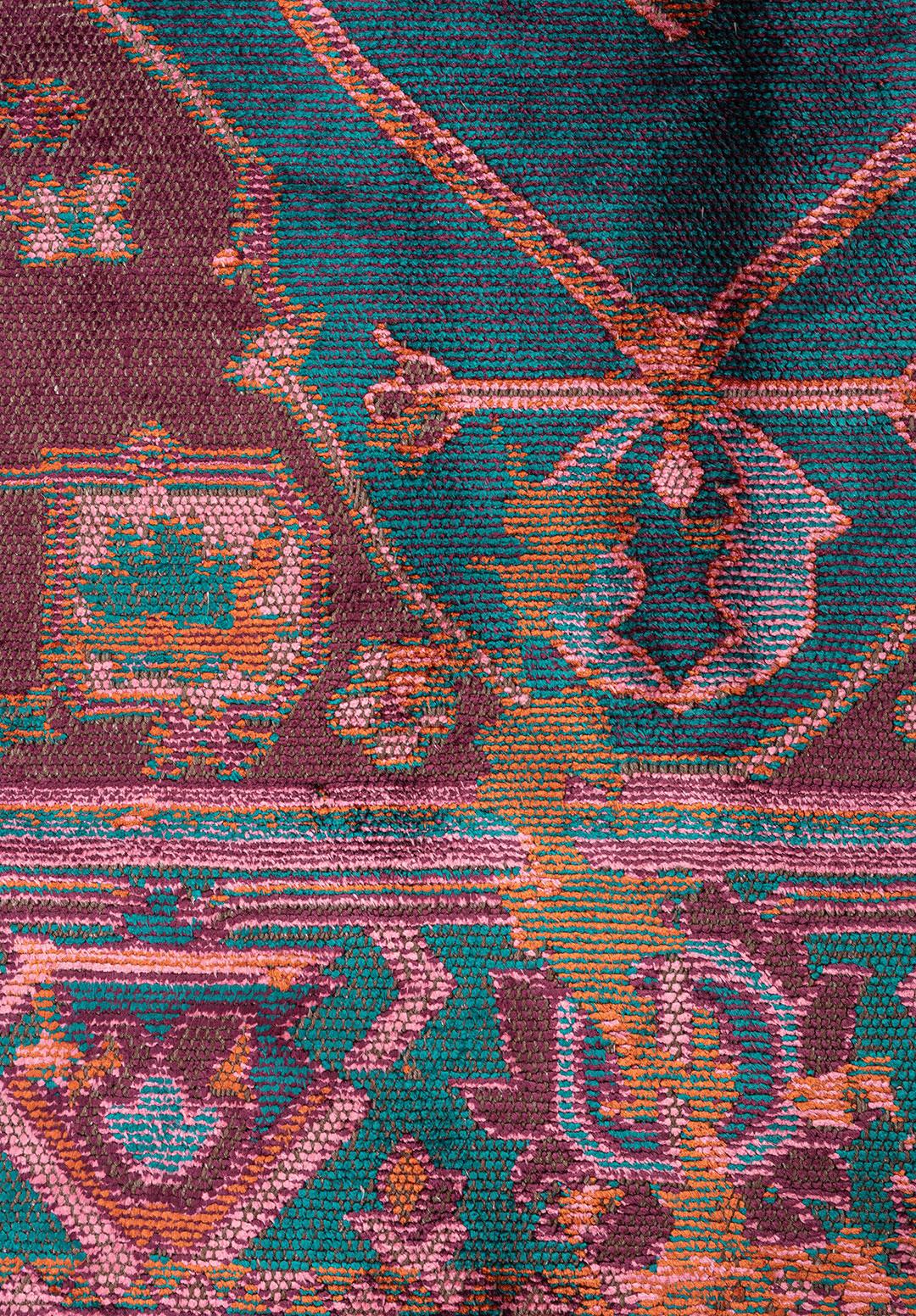 MONARCH ERA PAS - KOYU TURKUAZ - KOYU MÜRDÜM - PEMBE HALI