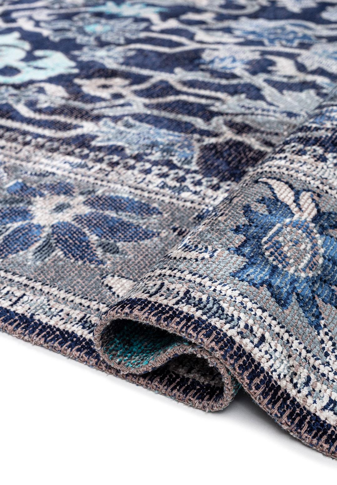 MAJESTY BLUE - BONE - NAVY BLUE - DARK NAVY - TURQUOISE RUG