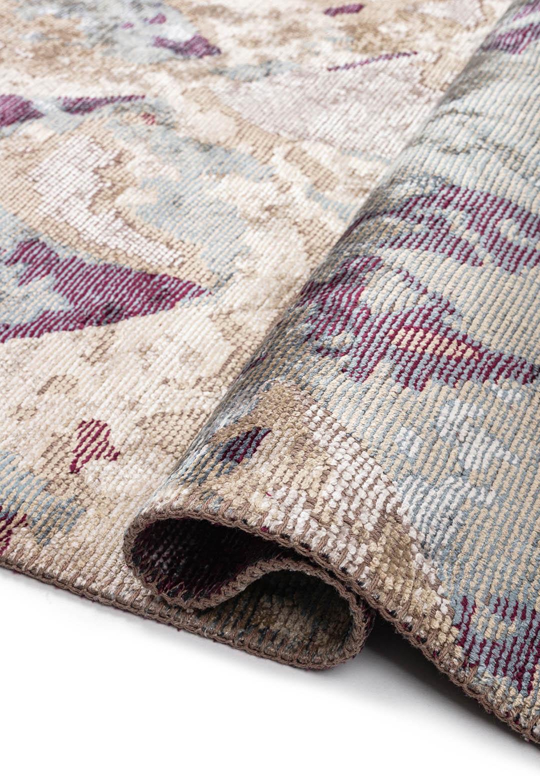 UTOPIA KEMİK - BEJ - MAVİ - KOYU MÜRDÜM HALI