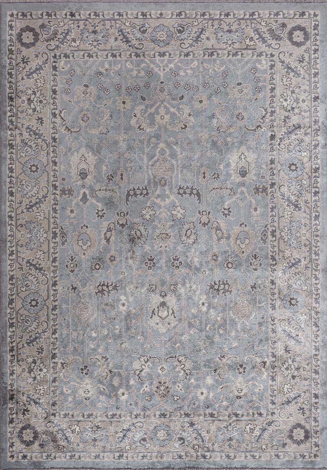 EPHESUS STONE - NOUGAT - BLUE - CHARCOAL RUG