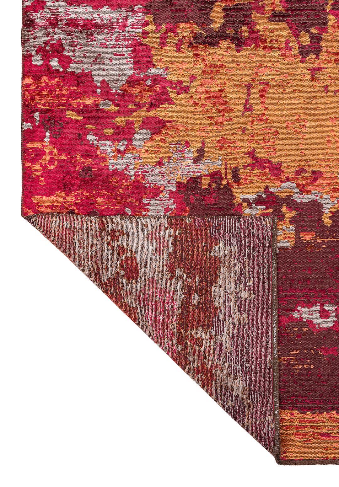QUASAR ORANGE - GREY - MAGENTA - CHERRY RUG