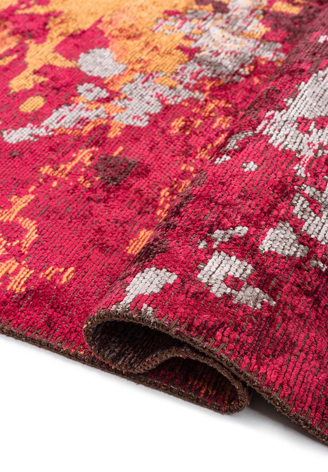 QUASAR ORANGE - GREY - MAGENTA - CHERRY RUG