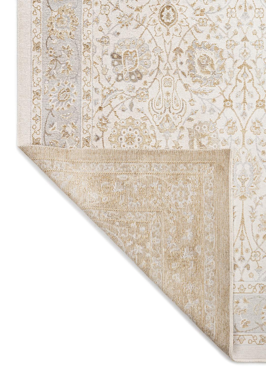 DAHLIA ECRU - DARK BEIGE - BEIGE - LIGHT GREY RUG