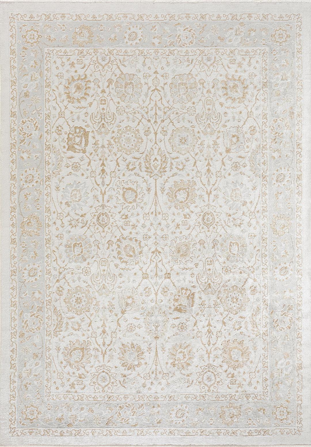 DAHLIA ECRU - DARK BEIGE - BEIGE - LIGHT GREY RUG