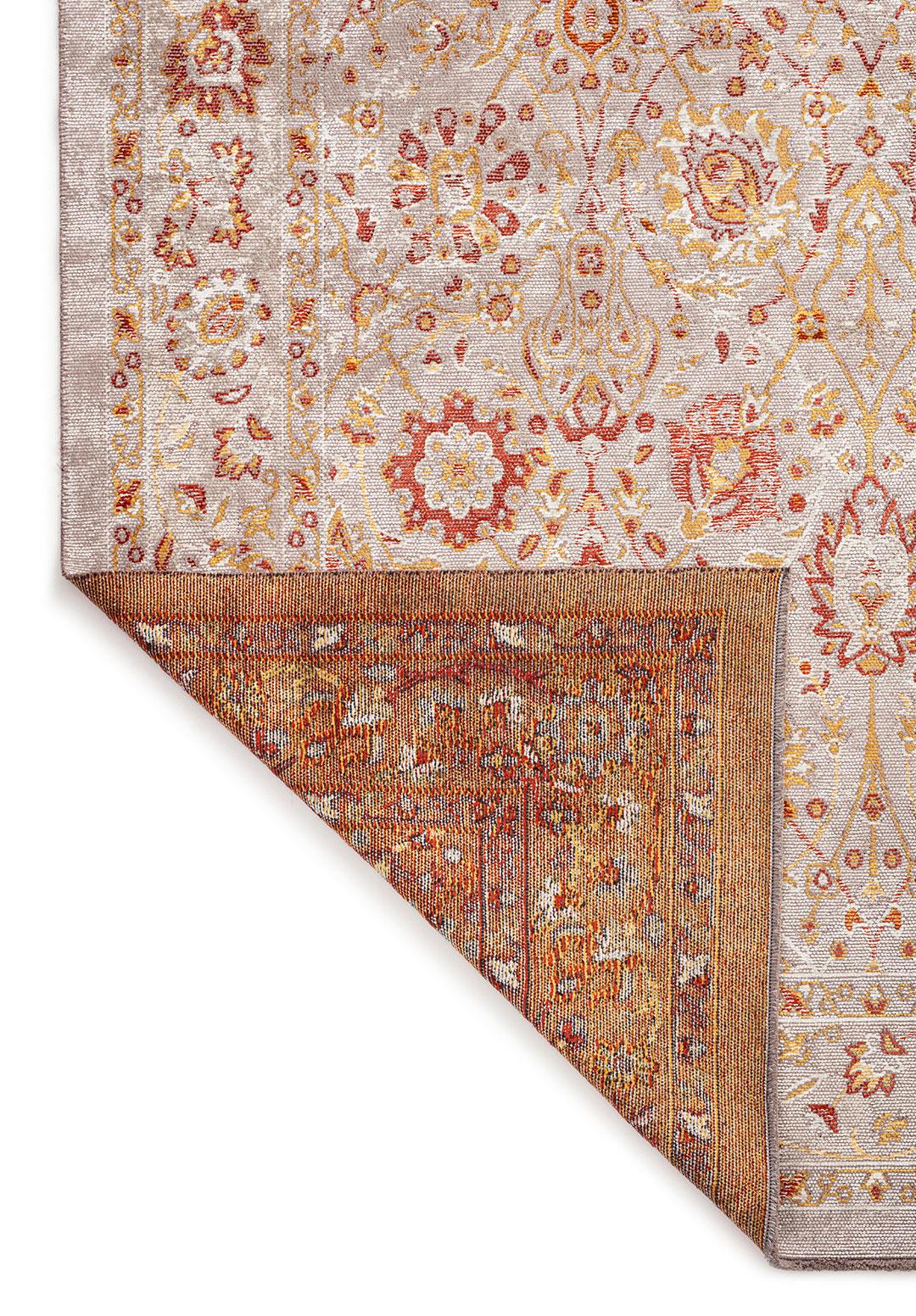 DAHLIA KEMİK - GOLD - KOYU KİREMİT - AÇIK KREM HALI