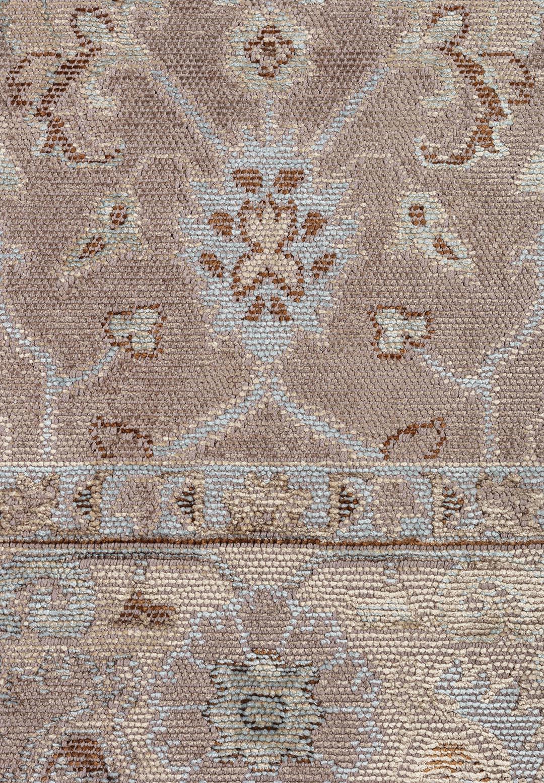 EPHESUS CREAM - ICE BLUE - NOUGAT - CACAO RUG