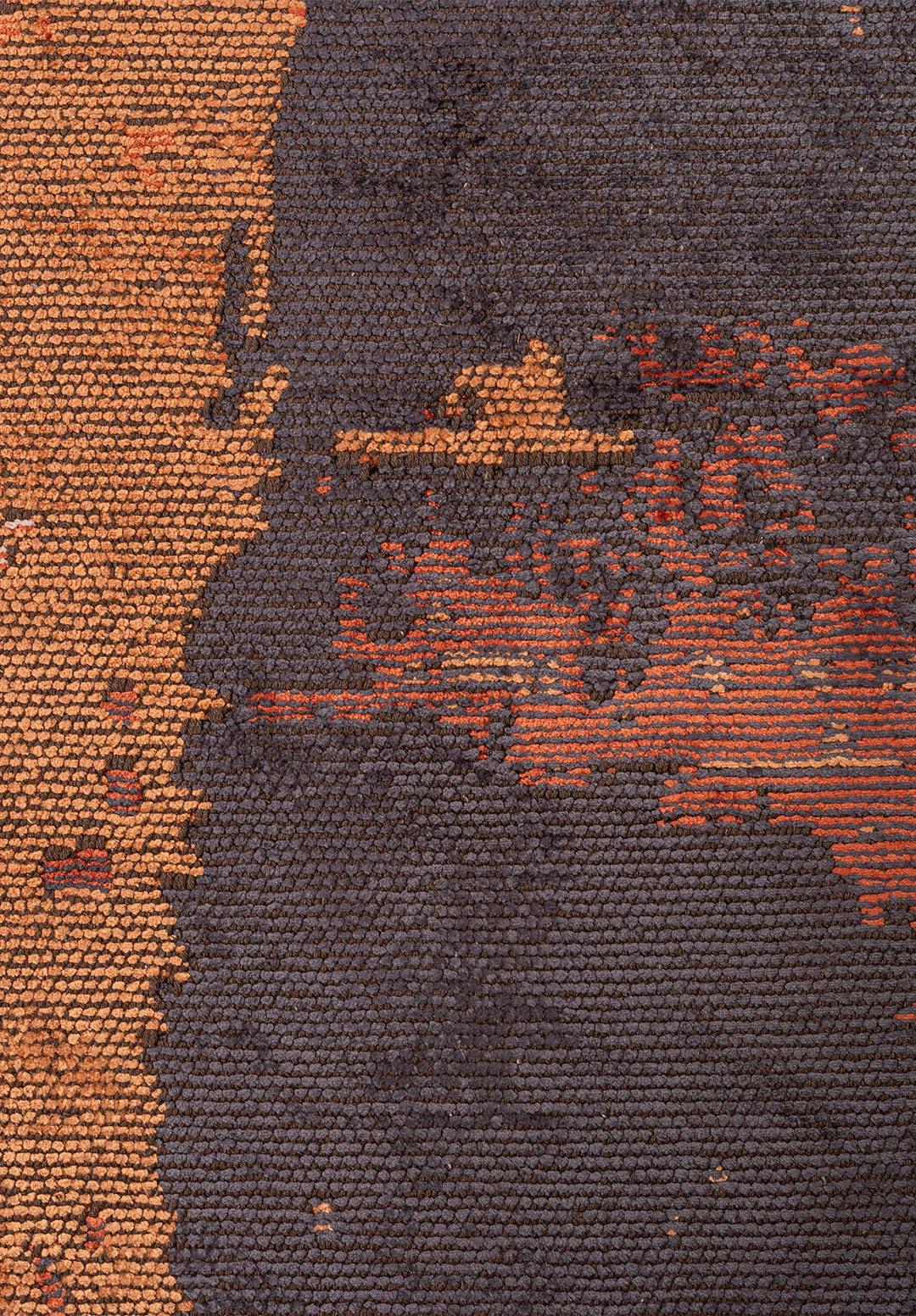 LUSH TERRA - COPPER - RUST - CHARCOAL - ORANGE - MUSTARD RUG