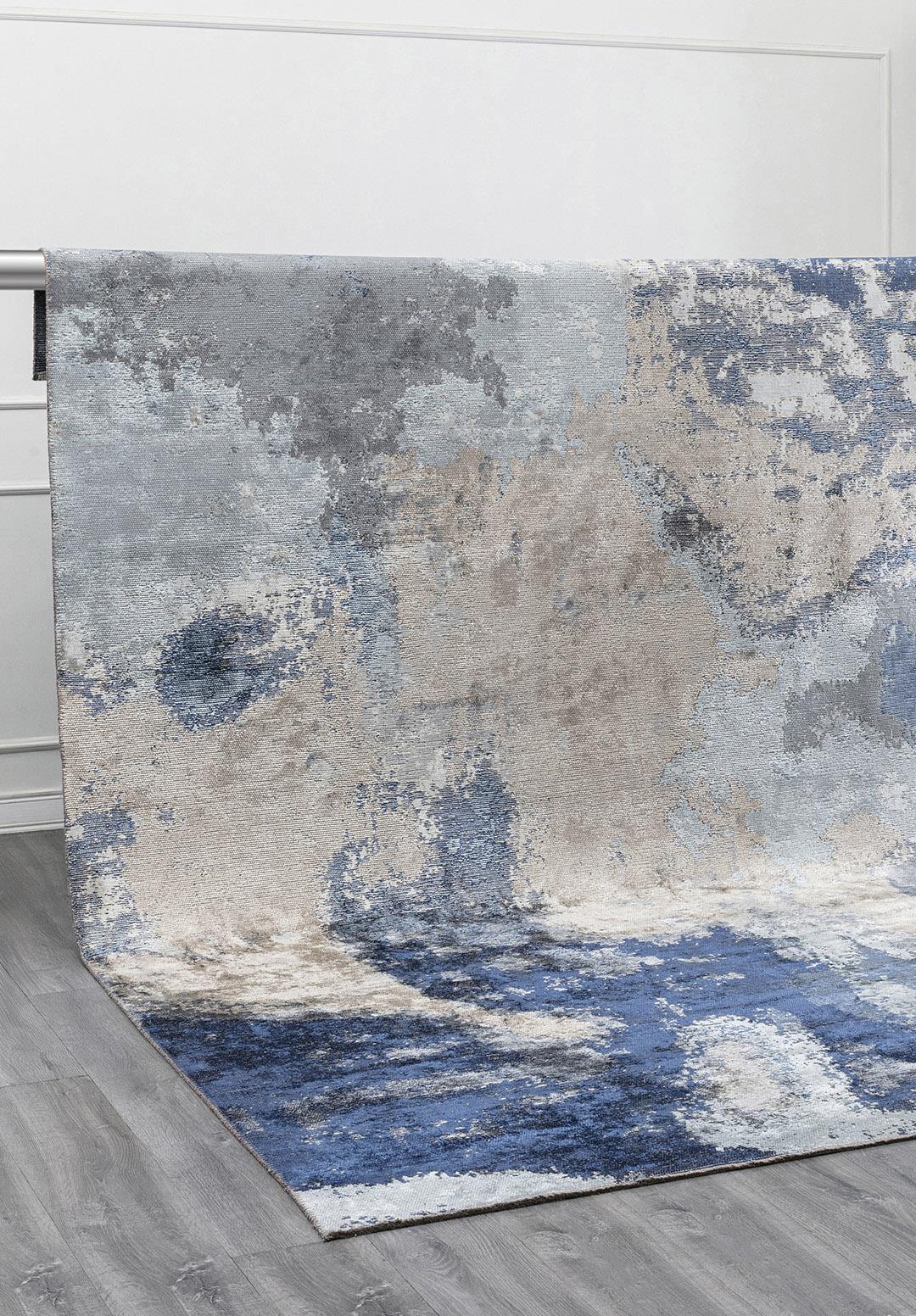 MIST AÇIK KREM - BUZ MAVİSİ - MAVİ - LACİVERT HALI