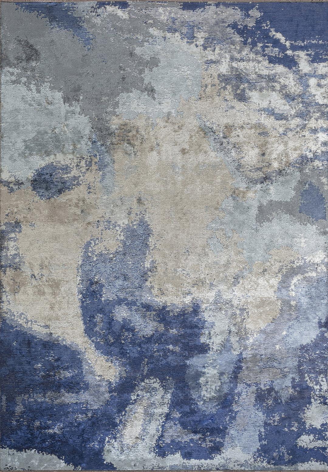 MIST AÇIK KREM - BUZ MAVİSİ - MAVİ - LACİVERT HALI