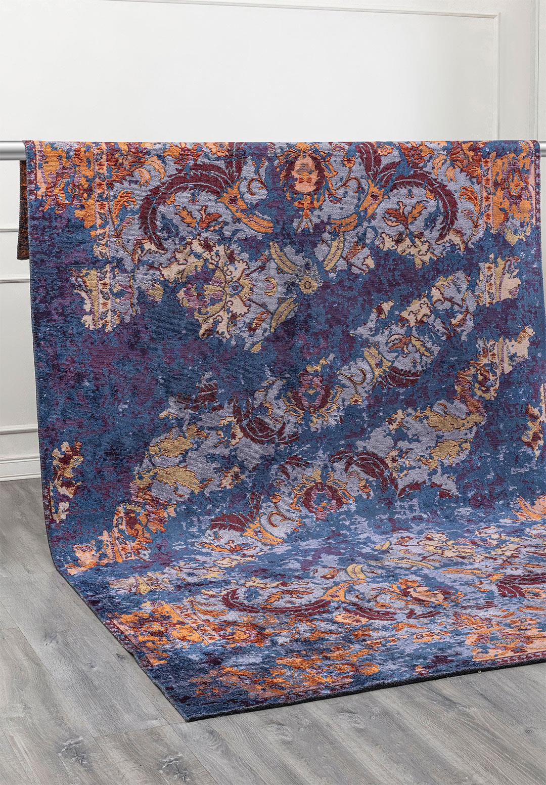 EXCELSIOR LILAC - RUST - CHERRY - NAVY BLUE - GOLD RUG