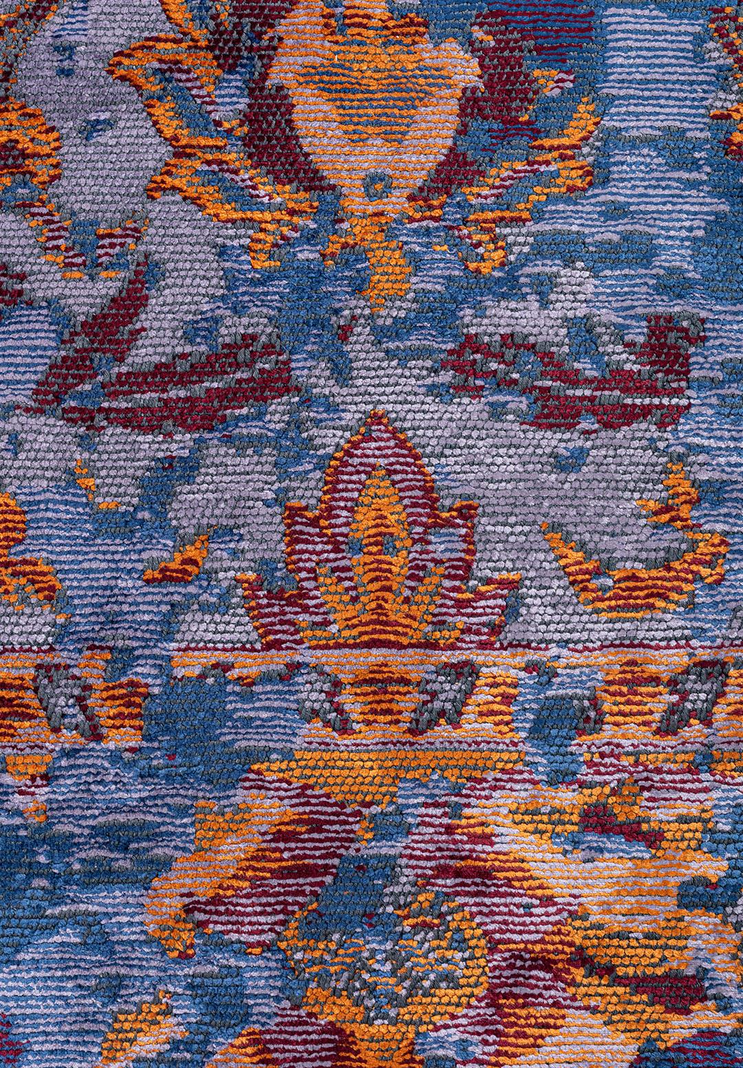 EXCELSIOR LILAC - RUST - CHERRY - NAVY BLUE - GOLD RUG