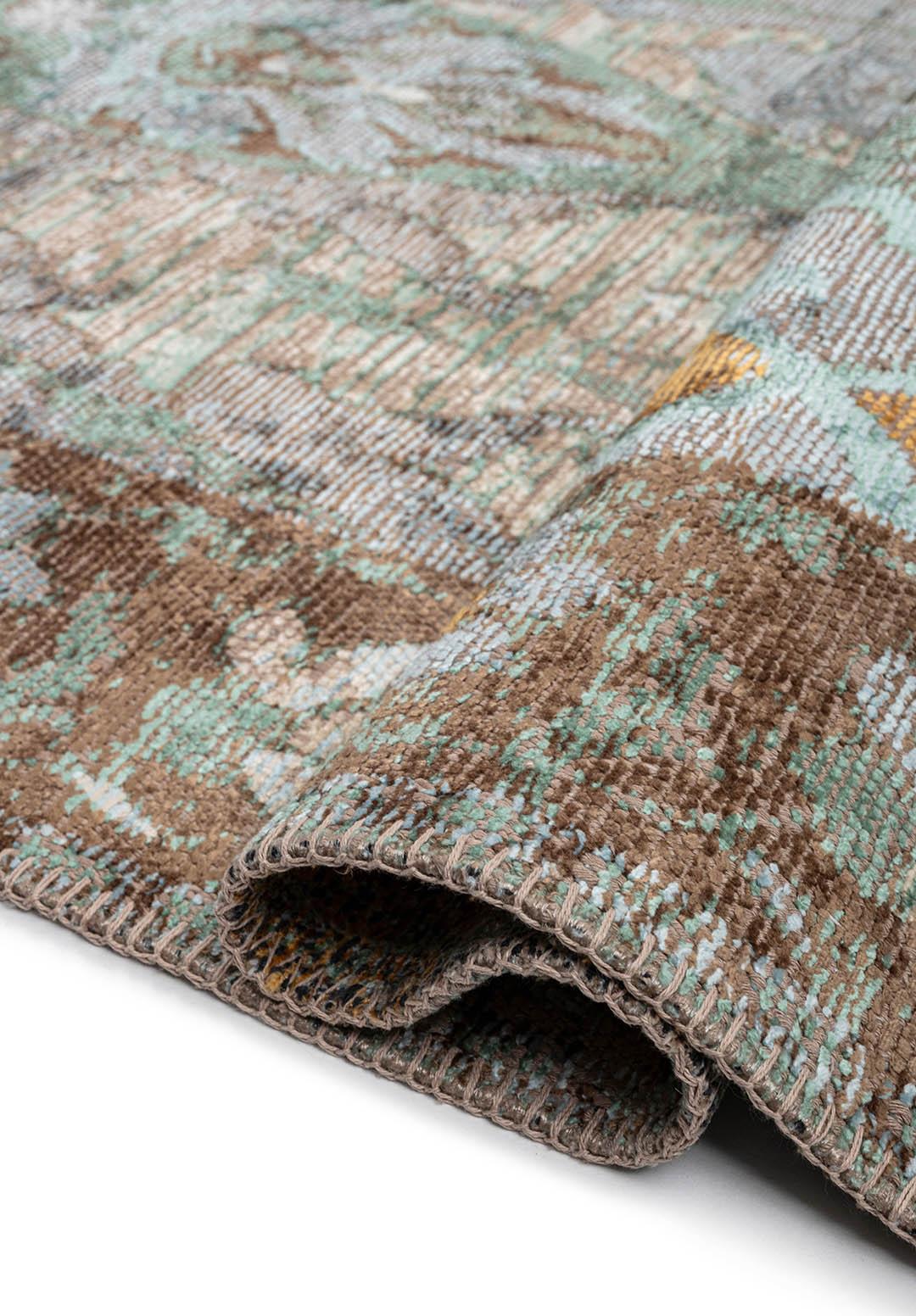 BARON ICE BLUE - MINK - CREAM - RIVER GREEN - GOLD RUG