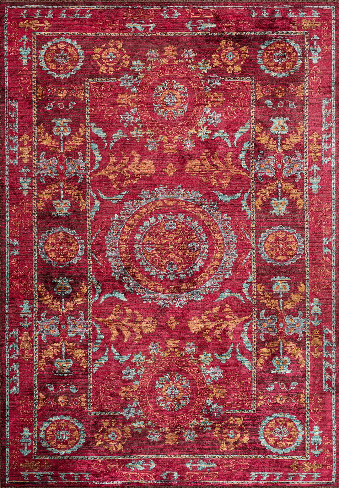 PALACE MUSTARD - TURQUOISE - MAGENTA - CHERRY RUG