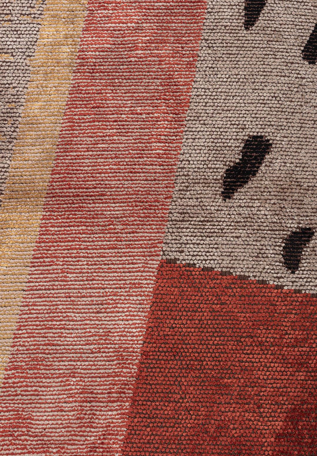 PARADOX AÇIK KREM - GOLD - KOYU KİREMİT - SİYAH HALI