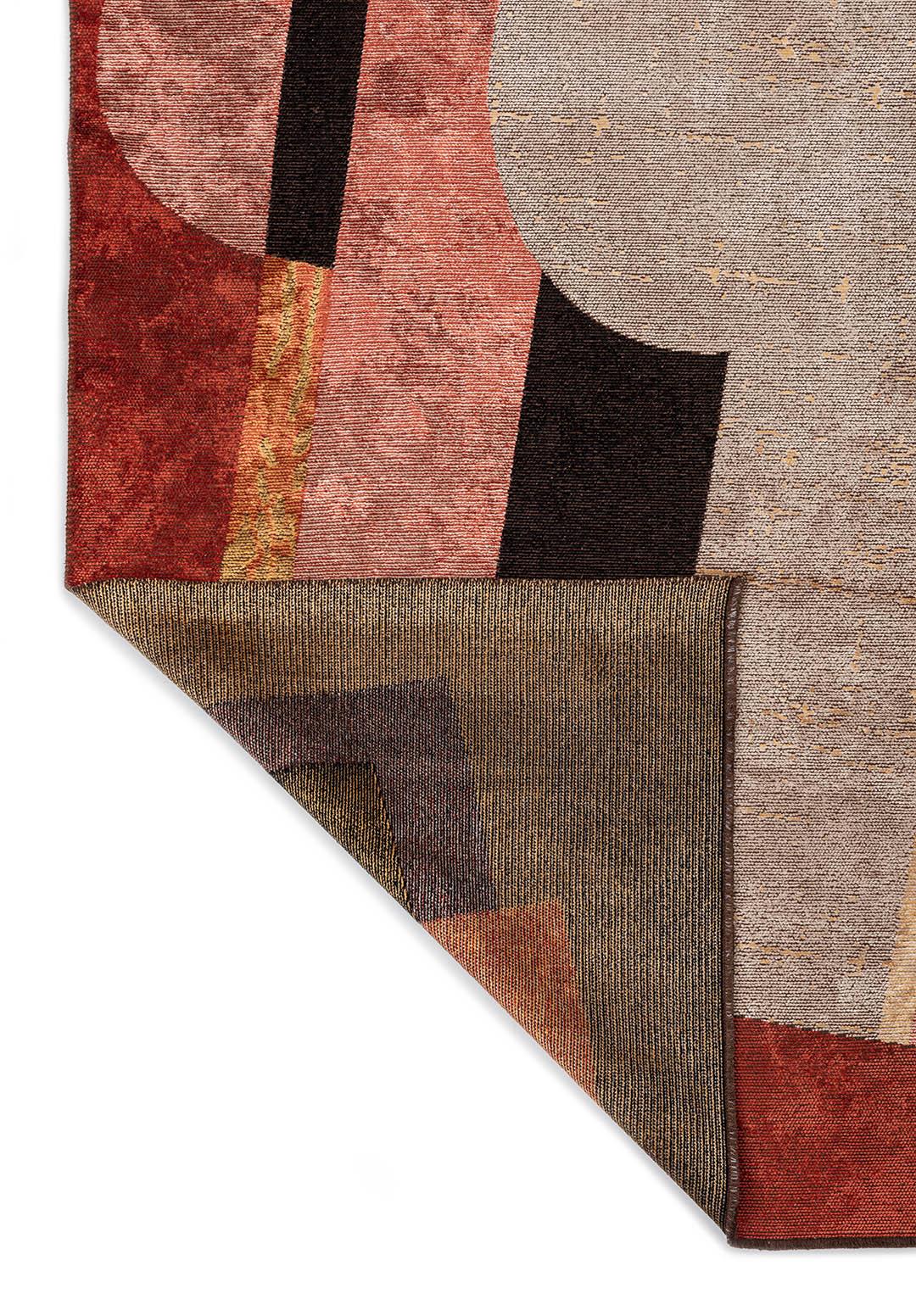 PARADOX AÇIK KREM - GOLD - KOYU KİREMİT - SİYAH HALI