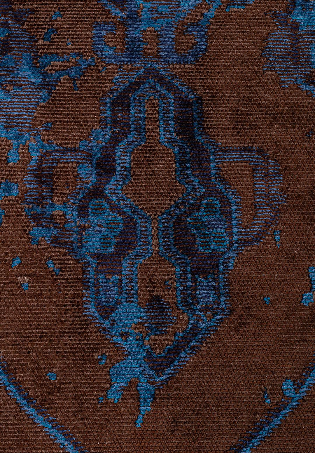 MONARCH ERA LACİVERT - CAM GÖBEĞİ - KOYU LACİVERT - KOYU KAHVE HALI