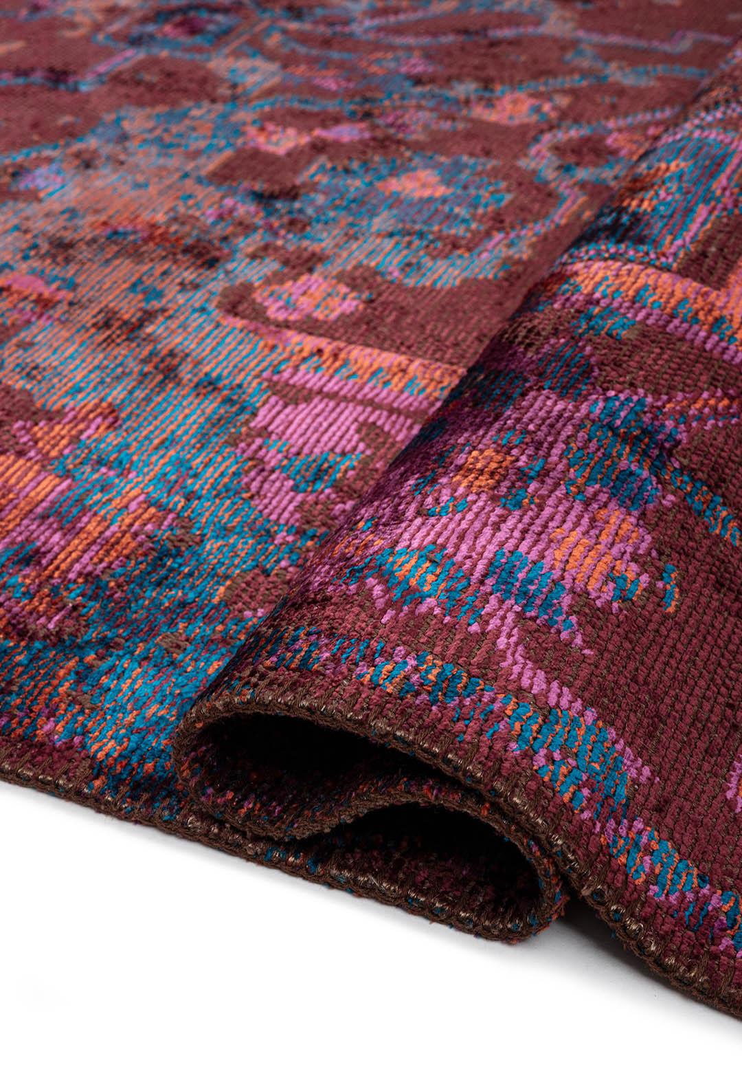 MONARCH ERA CAM GÖBEĞİ - PAS - MOR - VİŞNE ÇÜRÜĞÜ HALI