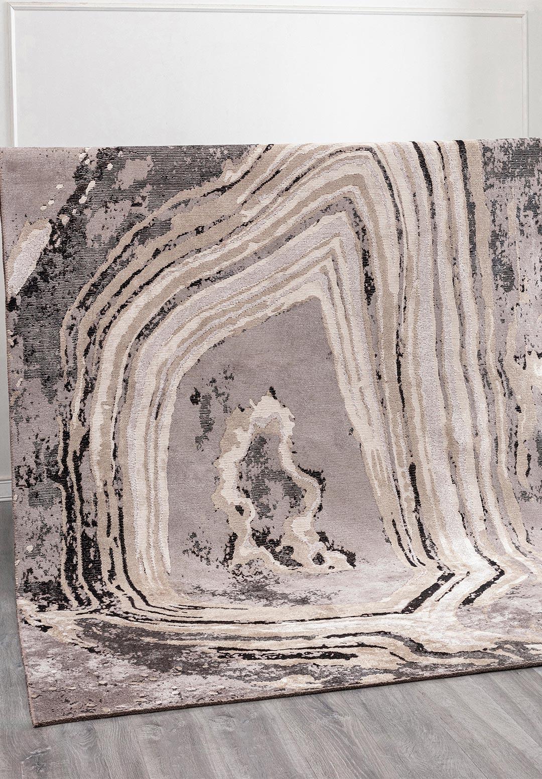 SMOKE GREY - BLACK - BEIGE - BONE RUG