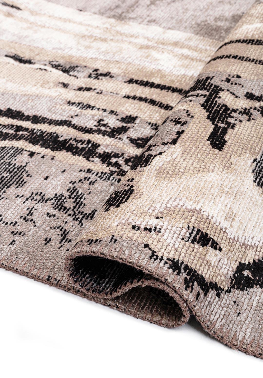 SMOKE GREY - BLACK - BEIGE - BONE RUG