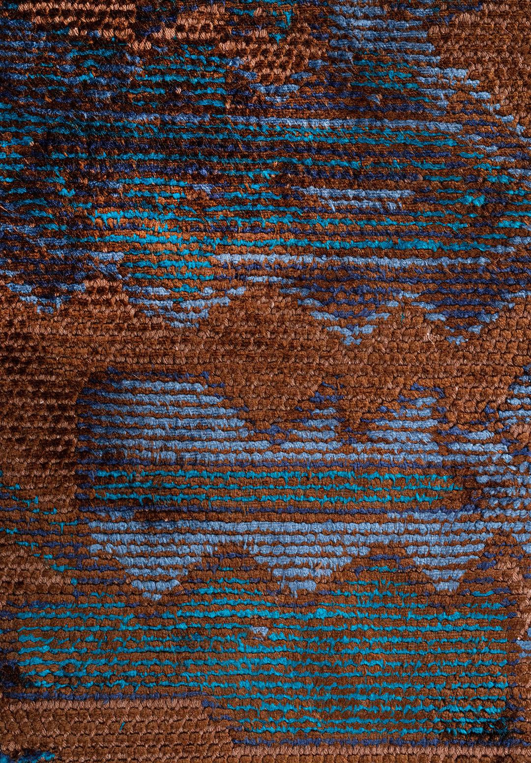 MONARCH ERA LACİVERT - CAM GÖBEĞİ - KOYU LACİVERT - KOYU KAHVE HALI