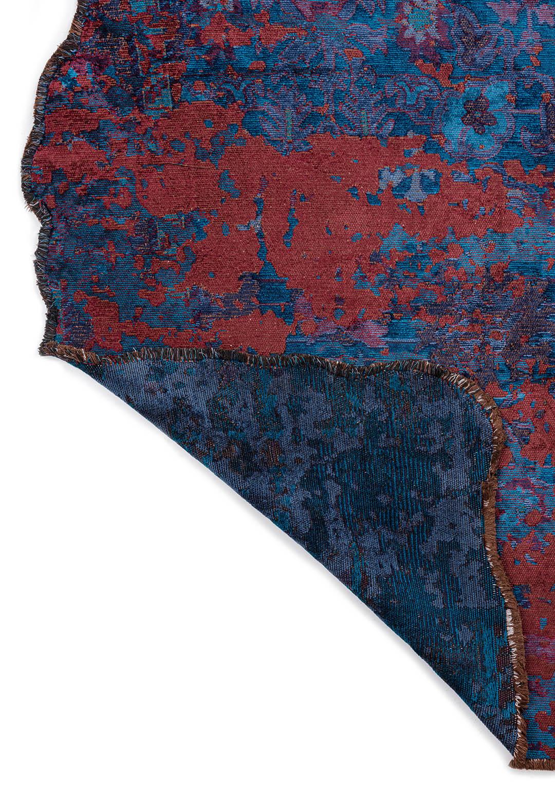 SPLENDOR ERA VİŞNE ÇÜRÜĞÜ - CAM GÖBEĞİ - KOYU LACİVERT - LACİVERT HALI