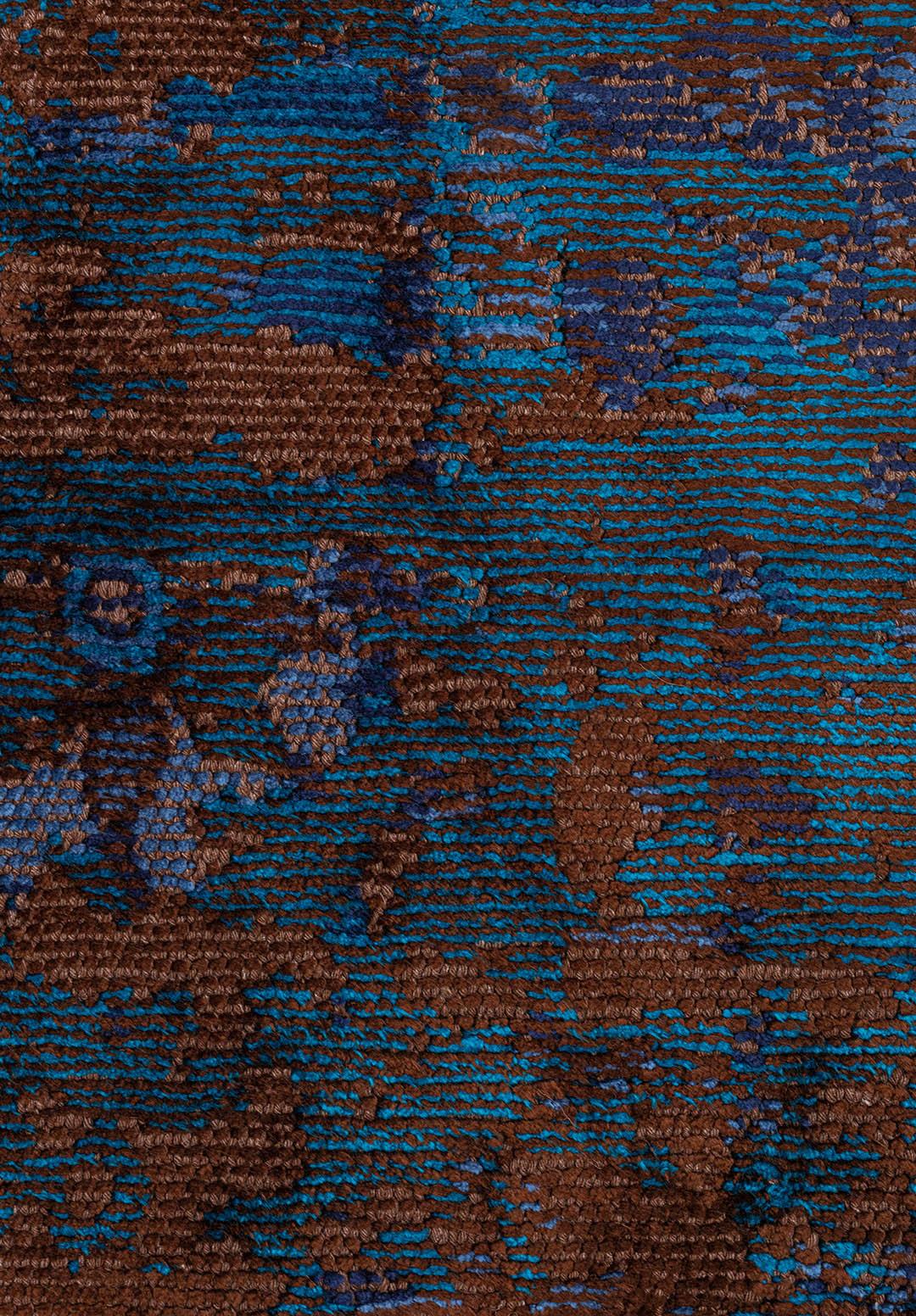 SPLENDOR ERA KOYU KAHVE - CAM GÖBEĞİ - KOYU LACİVERT - LACİVERT HALI