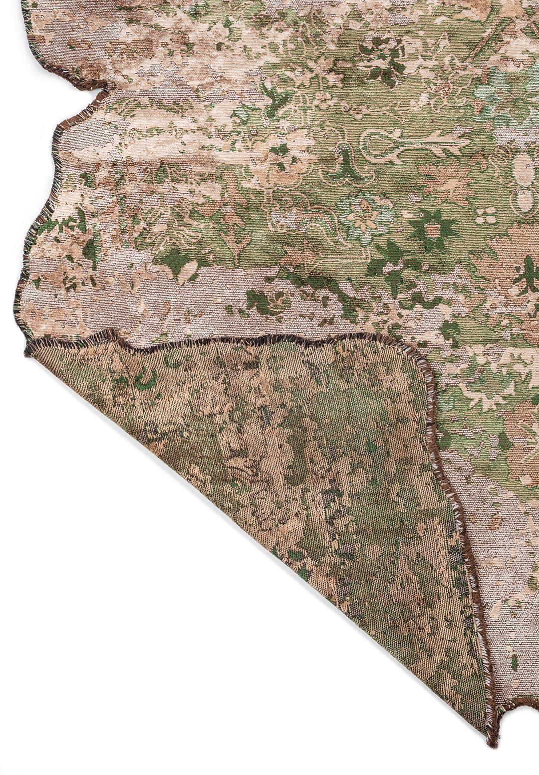 SPLENDOR ERA AÇIK KREM - KOYU BEJ - ORMAN YEŞİLİ - KOYU BEJ HALI