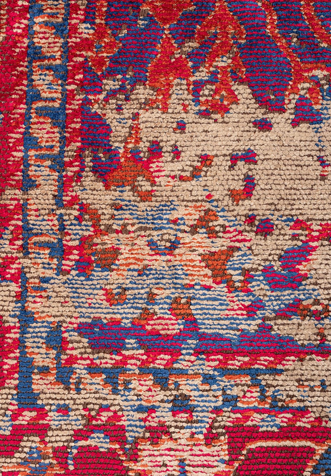 SPLENDOR ERA KOYU BEJ - LACİVERT - MACENTA - PAS HALI