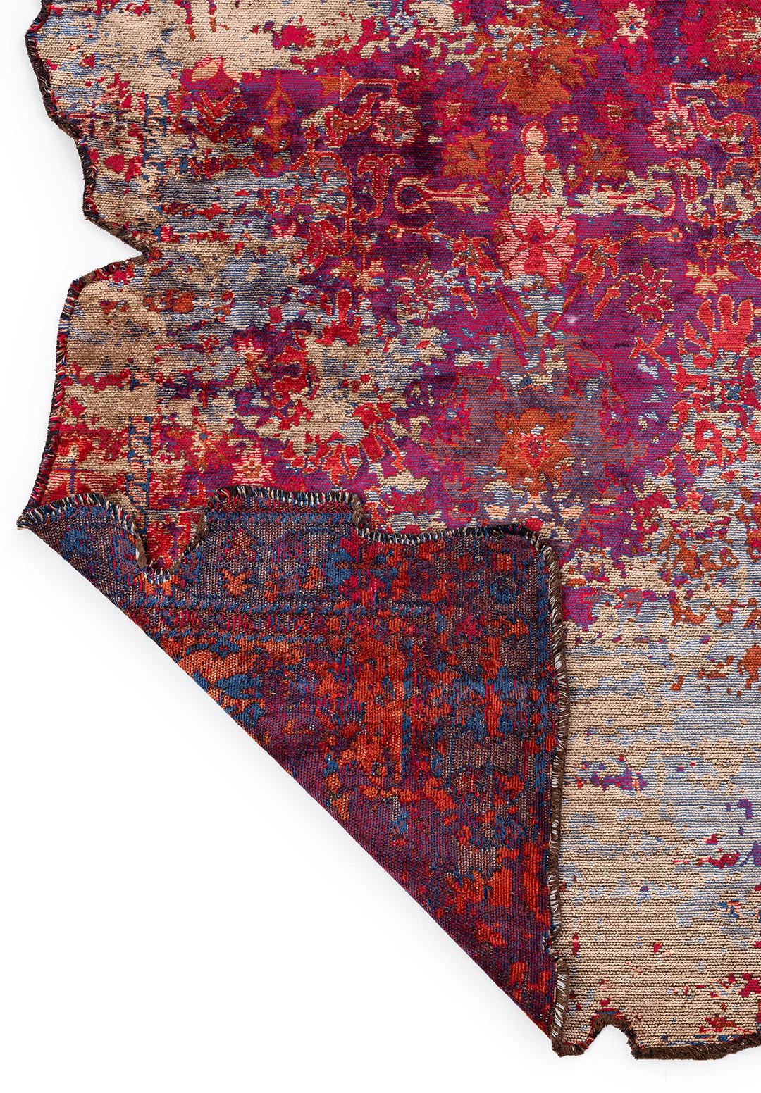 SPLENDOR ERA KOYU BEJ - LACİVERT - MACENTA - PAS HALI