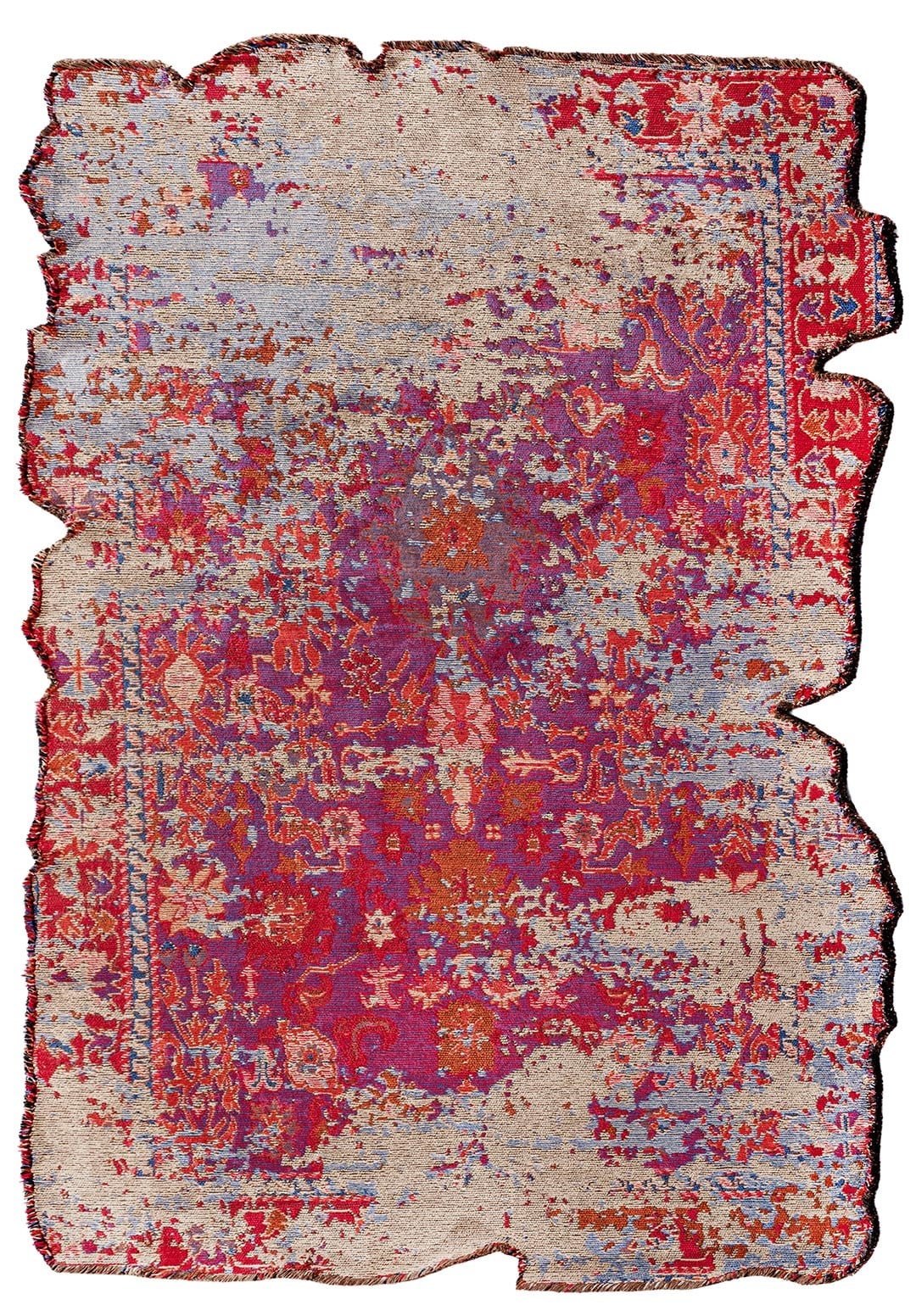 SPLENDOR ERA KOYU BEJ - LACİVERT - MACENTA - PAS HALI