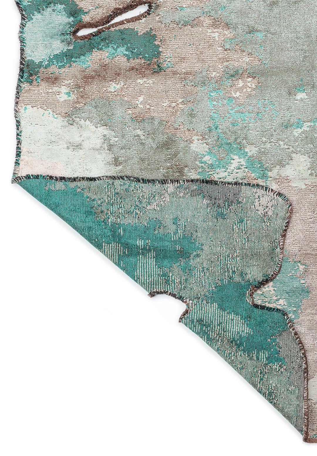 MIST NİL YEŞİLİ - BEJ - KOYU YEŞİL - TAŞ HALI