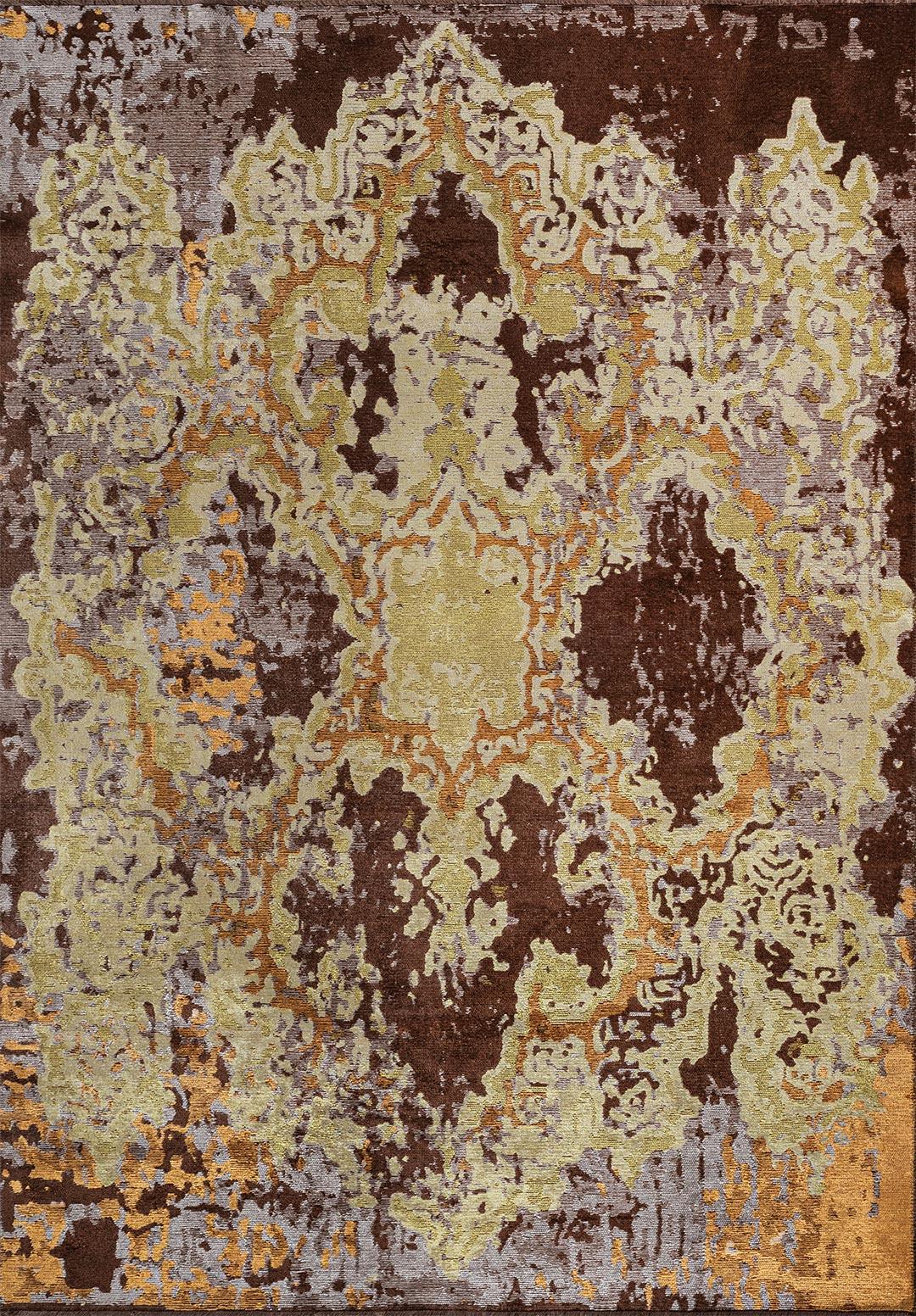 FRESCO KOYU KAHVE - HARDAL - GRİ - KİVİ HALI