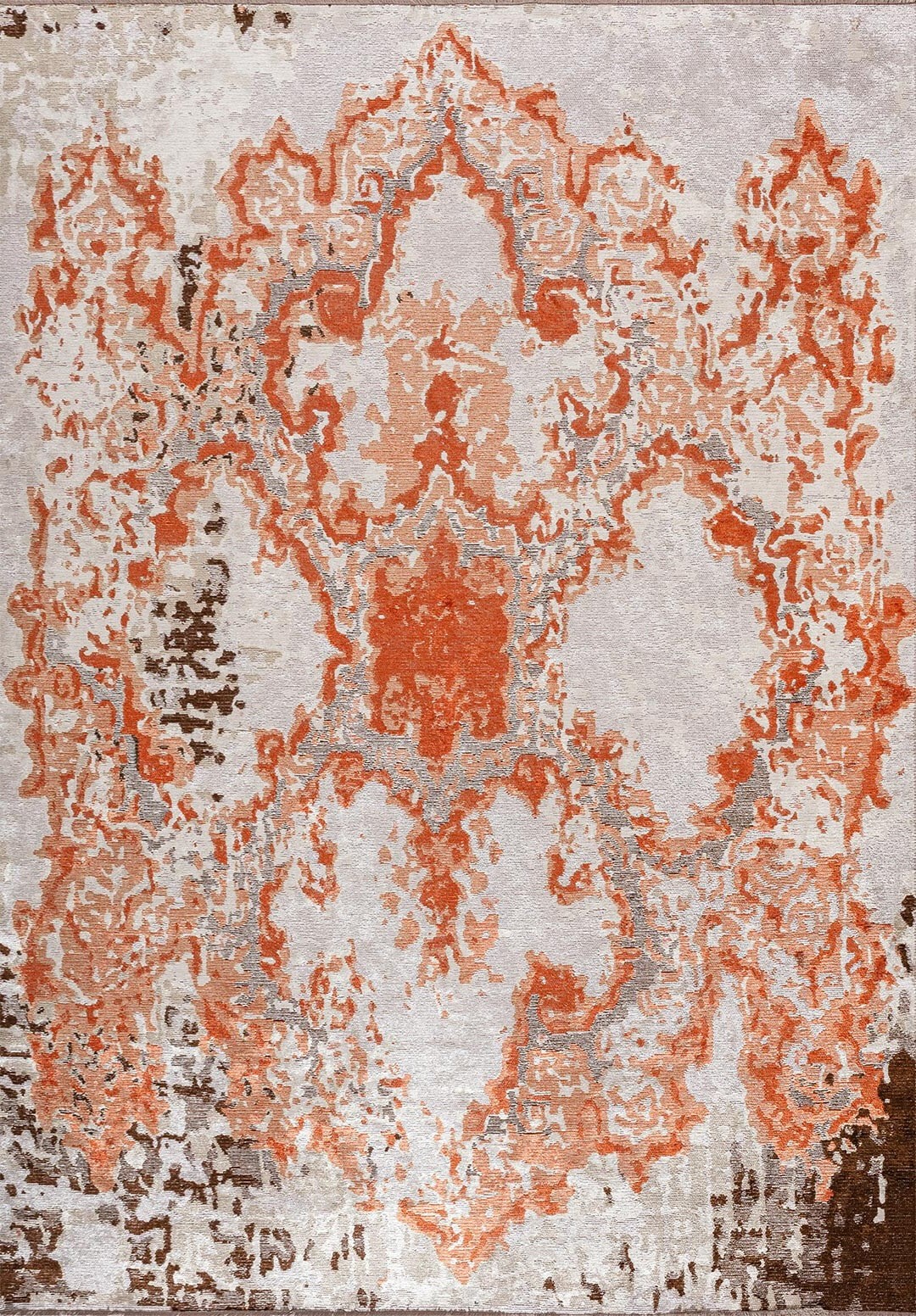 FRESCO KEMİK - KOYU KAHVE - BEJ - PAS HALI