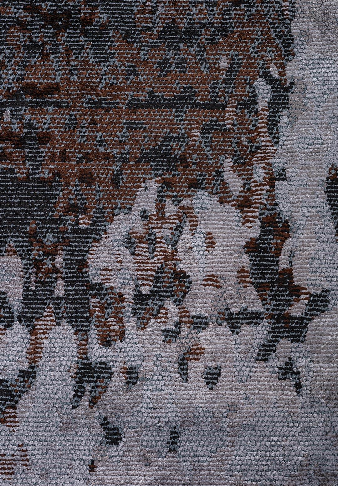 LUNA LIGHT GREY - DARK GREY - DARK BROWN - BLACK RUG