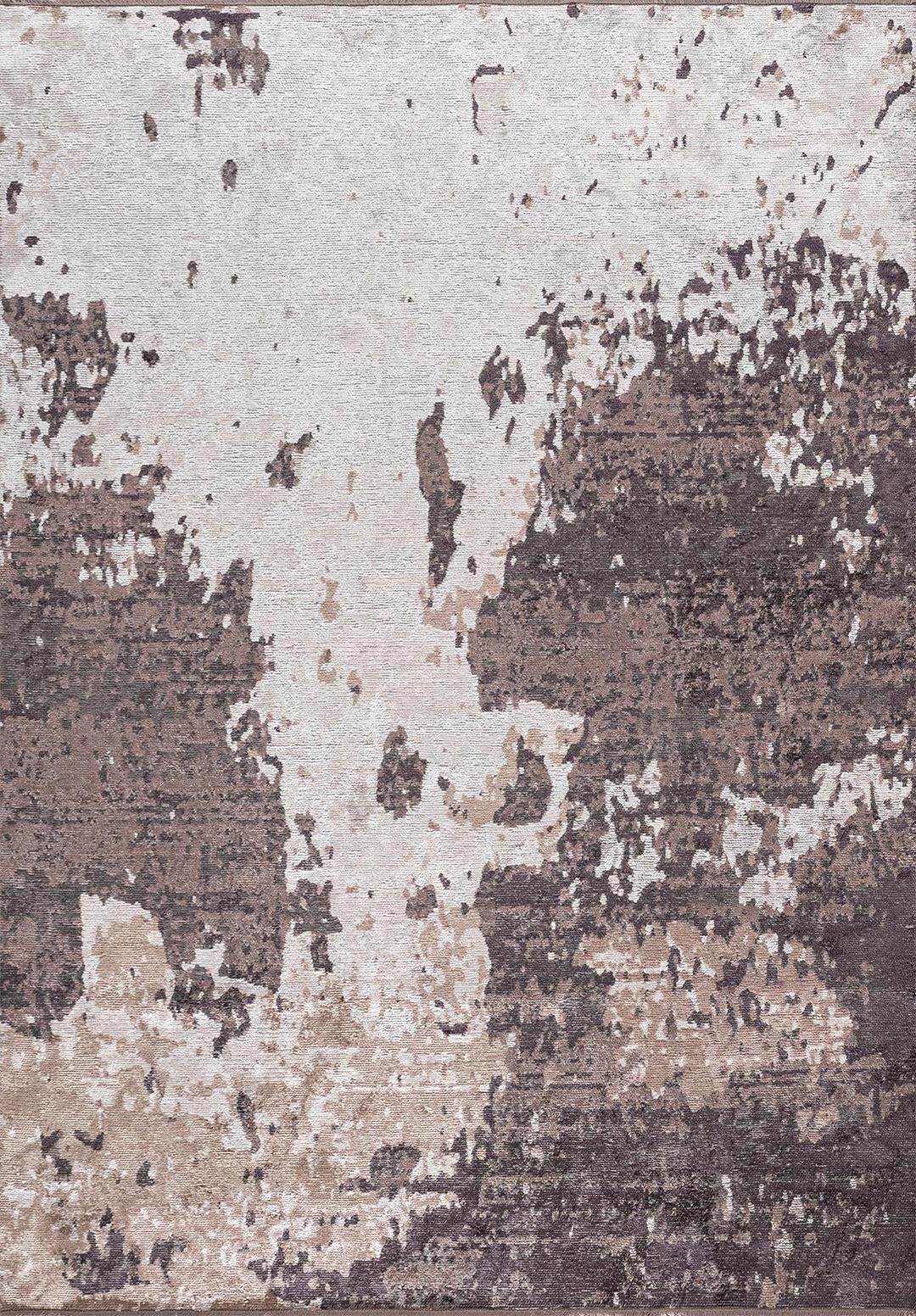 LUNA WHITE - NOUGAT - DARK MINK - CHARCOAL RUG