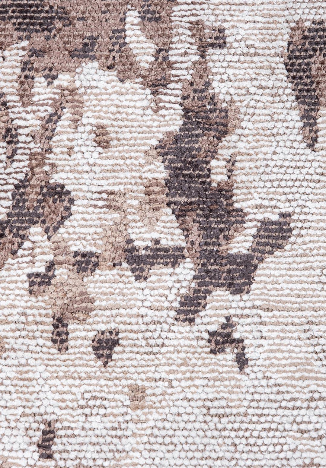 LUNA WHITE - NOUGAT - DARK MINK - CHARCOAL RUG