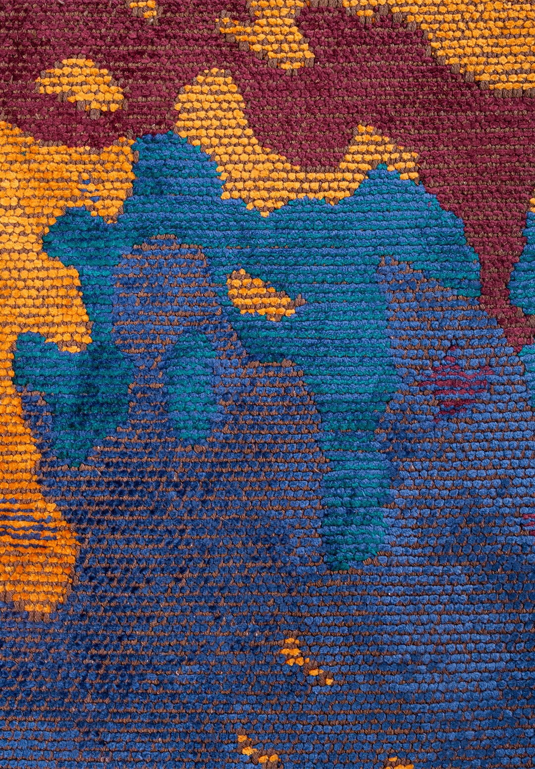 GAIA TURUNCU - VİŞNE ÇÜRÜĞÜ - LACİVERT - KOYU TURKUAZ HALI