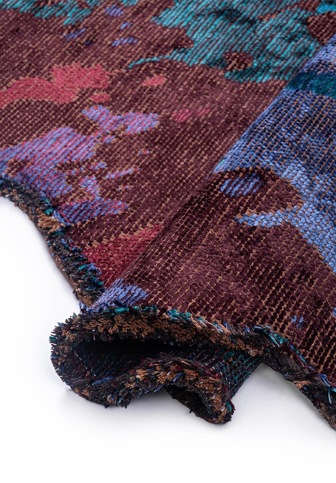 GAIA KOYU BORDO - VİŞNE ÇÜRÜĞÜ - LACİVERT - KOYU TURKUAZ HALI