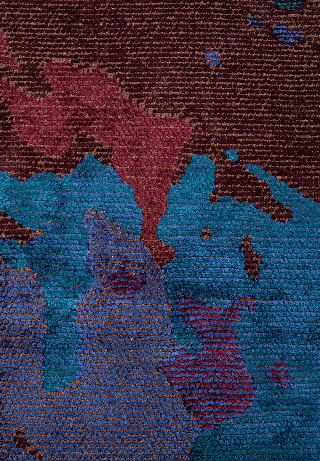 GAIA KOYU BORDO - VİŞNE ÇÜRÜĞÜ - LACİVERT - KOYU TURKUAZ HALI