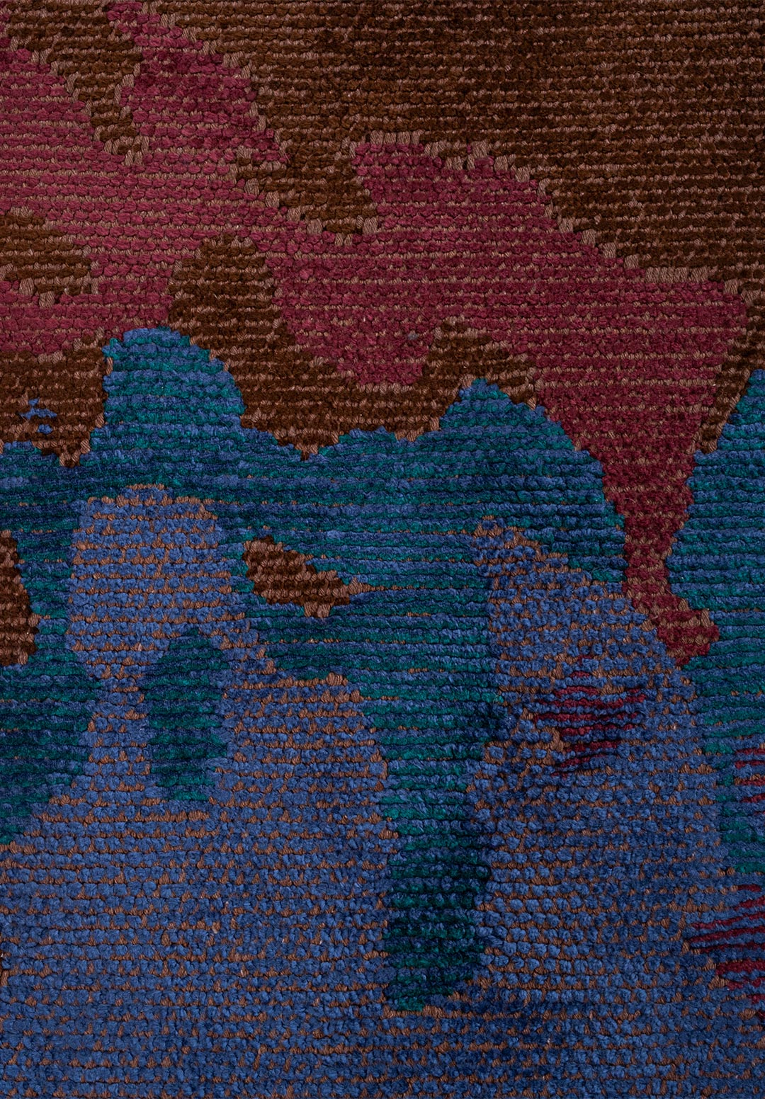 GAIA KOYU KAHVE - VİŞNE ÇÜRÜĞÜ - LACİVERT - KOYU TURKUAZ HALI