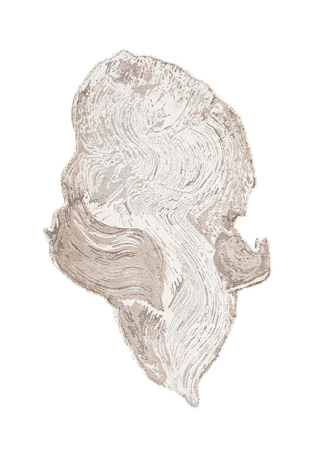 BRUSH Taş - Taş - Beyaz - Taş - Taş - Beyaz Halı