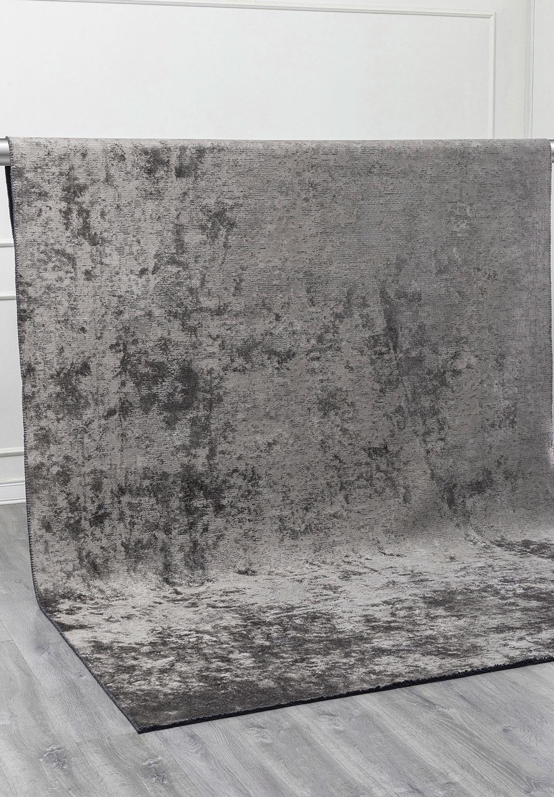 MEDALLION KOYU GRİ HALI