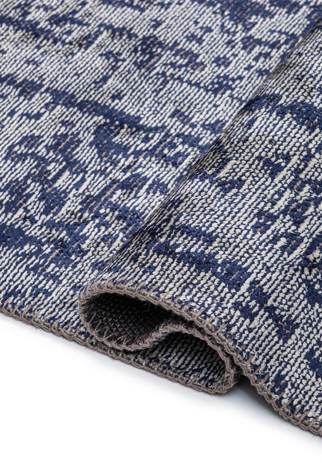 MEDALLION BEJ - KOYU LACİVERT HALI