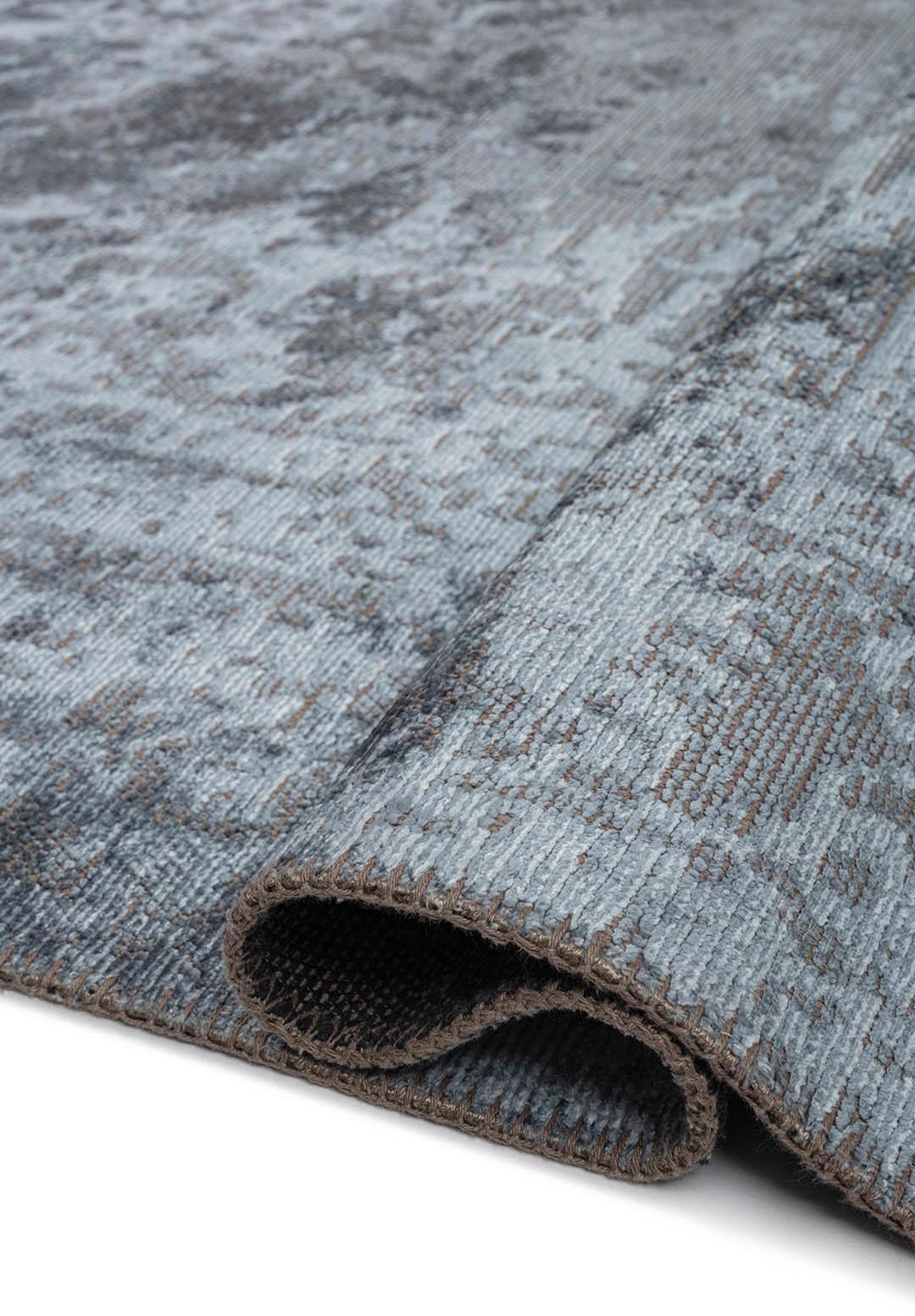 MEDALLION BUZ MAVİSİ - MAVİ HALI