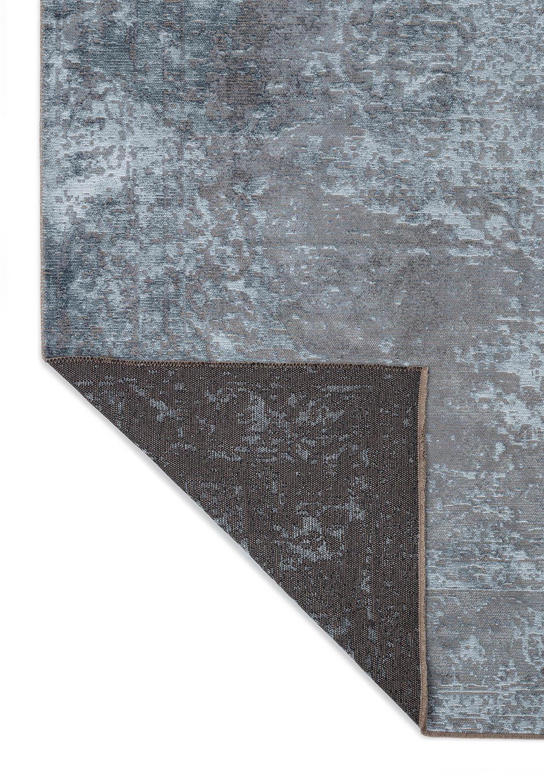 MEDALLION BUZ MAVİSİ - MAVİ HALI