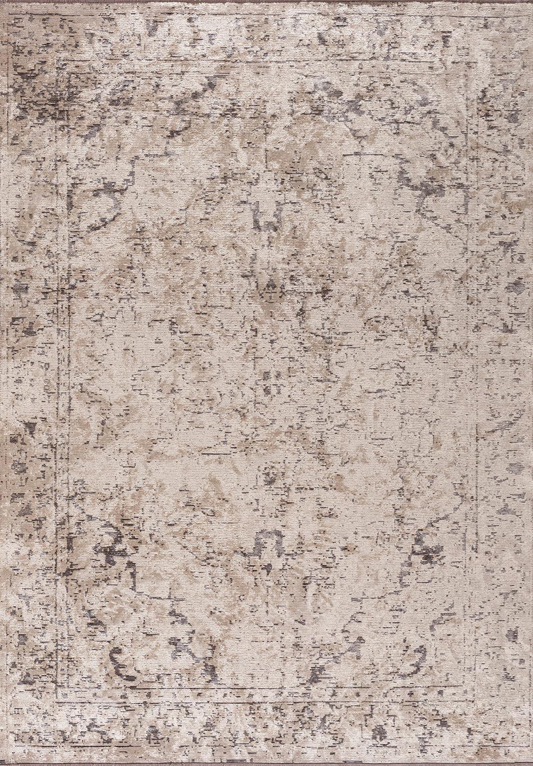 IVY CHARCOAL - CREAM RUG